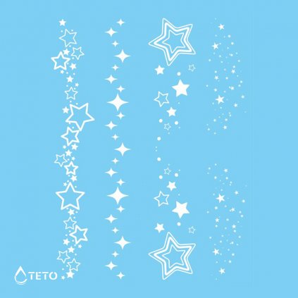 Stars - White - set