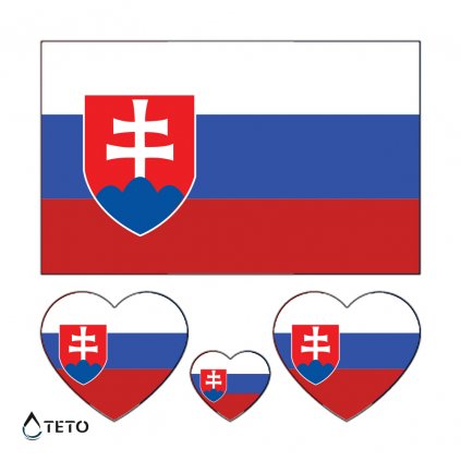 Flag of Slovakia - set