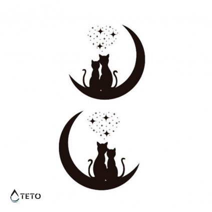 Katzen auf dem Mond - Set