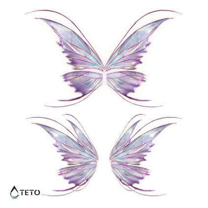 Schmetterlinge - glitzernd - Set