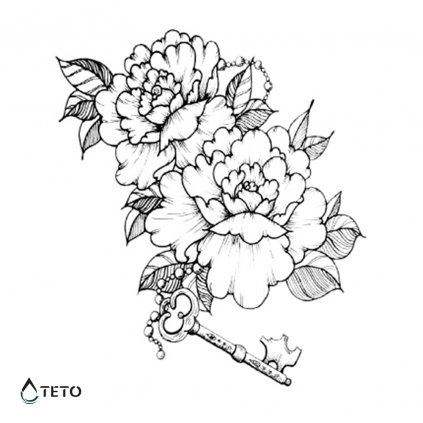 Flowers with key