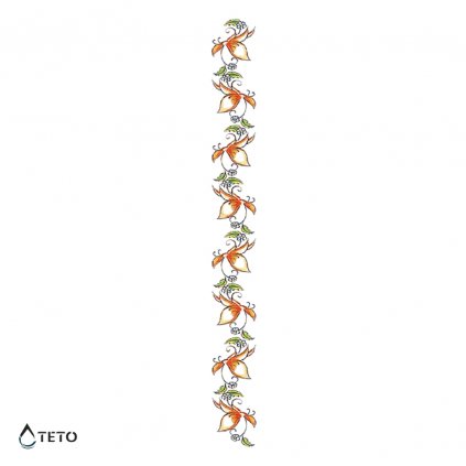 Virágok - karkötő, harisnyakötő