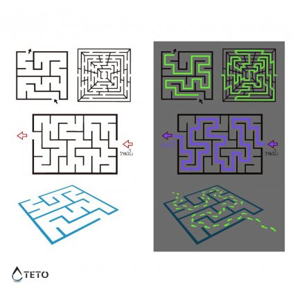 Maze - set – Glowing