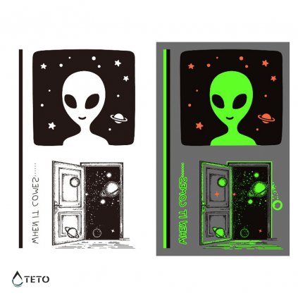 Mimozemšťan a astronaut - set - svítící