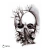 Skull with tree