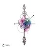 Arrow with flower