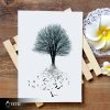 Tree of life with birds