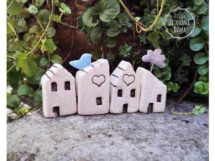 Keramické mini domečky (2)