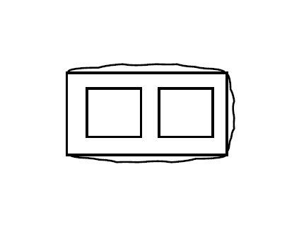 blok OPTIMAL trojstranný koncový (2D; 1K)