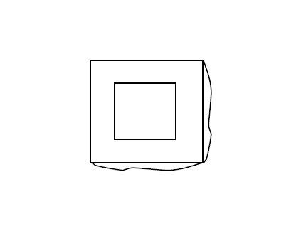 blok IDEAL sloupkový dvoustranný bez osazení - rohový