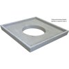 Komínová krycí deska - jednoprůduchová 550 x 550mm - STARŠÍ model