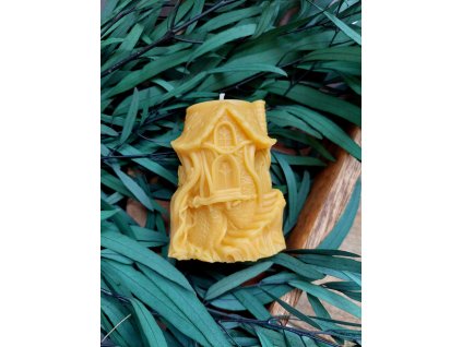 Včelí svíčka FAIRYTALE 130g – přírodní medová dekorativní svíčka