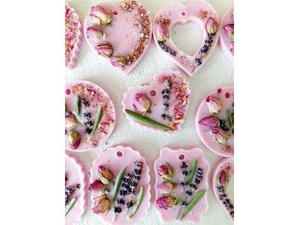 květinové VOSKOVOŇKY - voskové závěsné dekorace