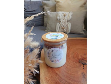 Sójová svíčka MAMINCE 400 ml – s květinově-citrusovou vůní