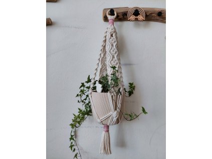 Macramé závěs na květináč CASABLANCA