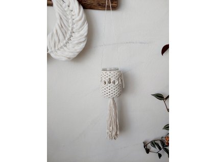 Macramé závěsná LUCERNIČKA