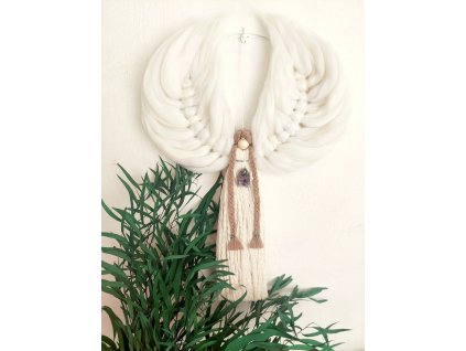 Andělka KLIDU A MÍRU - s ametystem