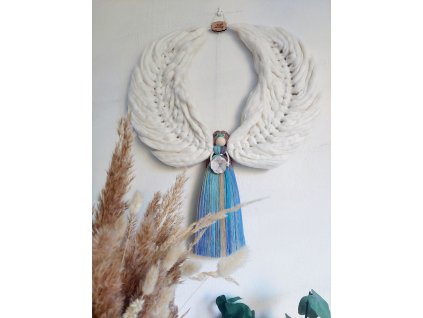 Andělka ke SVÁTOSTI KŘTU 30 cm - různé barvy