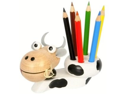 1893 crayon holder cow