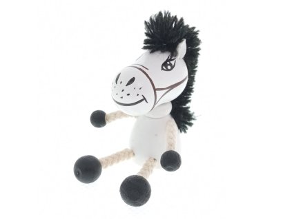 7406 white horse keychain for kids
