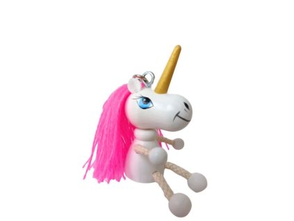 939 1 unicorn wooden keychain