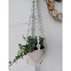 MINIMALISTICKÝ macramé závěs na květináč