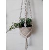 MINIMALISTICKÝ macramé závěs na květináč
