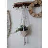 MINIMALISTICKÝ macramé závěs na květináč