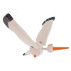 2748 flying stork wooden decoration