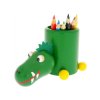 1077 stojanek na tuzky hracka ze dreva krokodyl theo