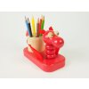6758 wooden crayon holder dragon