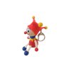 1155 2 jester hand painted wooden keychain