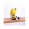 5163 1 handmade wooden keyring bee