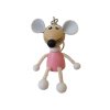 7666 1 mouse handmade wooden keyring