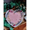Valentýnská svíčka v PORCELÁNOVÉM SRDÍČKU - velká