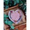 Valentýnská svíčka v PORCELÁNOVÉM SRDÍČKU - malá