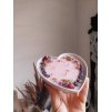 Valentýnská svíčka v PORCELÁNOVÉM SRDÍČKU - malá