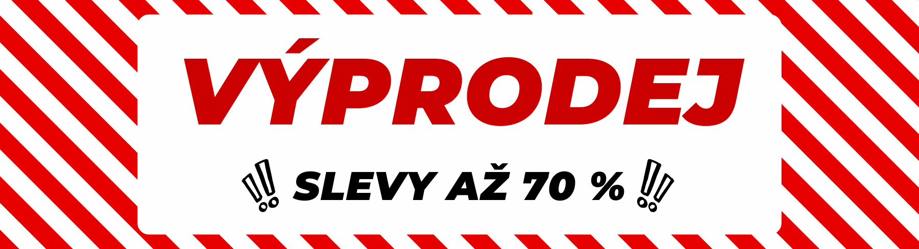 Právě probíhá obří výprodej!