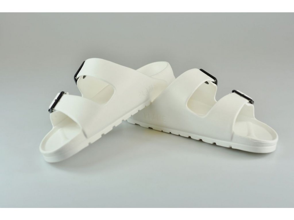 Pánské pantofle FLAMEshoes A-1015 bílé (Velikost 41)