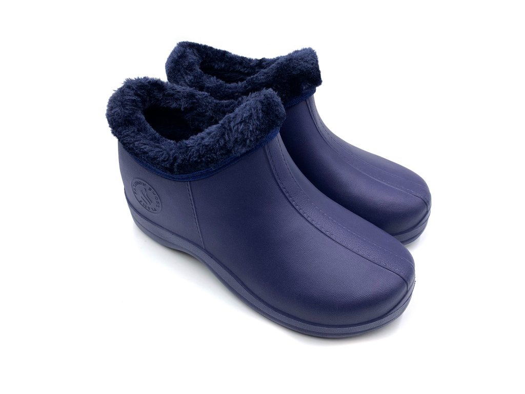 Dámské zateplené boty FLAMEshoes B-2016 modrá/modrá