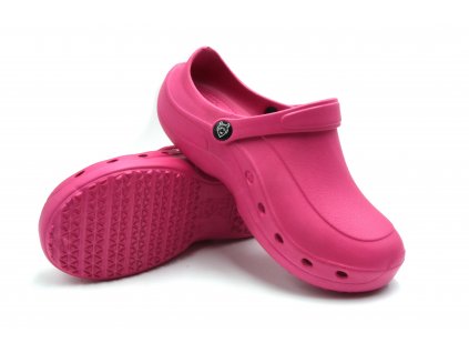 Dámské pracovní clogsy FLAMEshoes F-9002 růžové