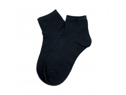Dámské kotníkové ponožky černá (Velikost 39-42)
