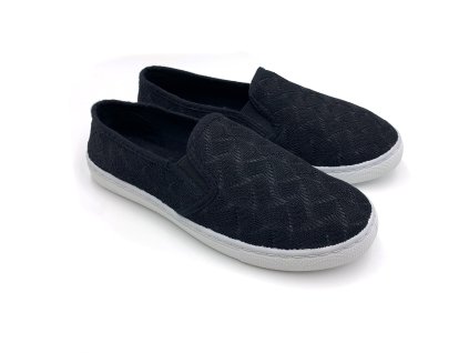 Dámské espadrilky krajkové černé