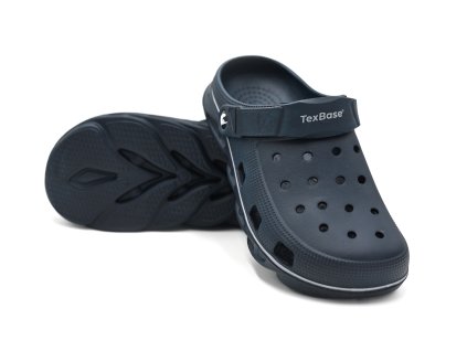 Pánske clogsy TexBase - tmavo modrá