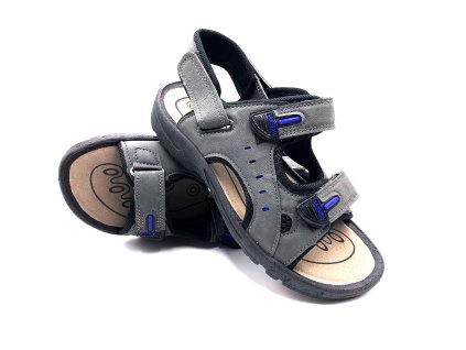 Unisex sandále Texbase - šedé