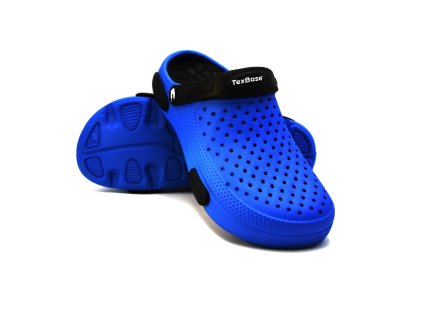 Dámske clogsy TexBase - modrá / čierna