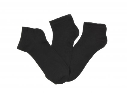 Pánské kotníkové ponožky 3-pack černá