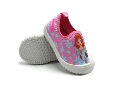 Dětské papuče plné GEZER PRINCESS - růžové