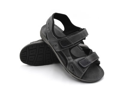 Pánske sandále Gezer - tmavo šedé