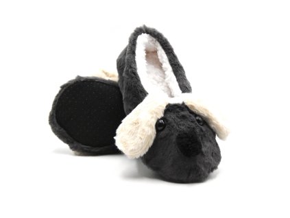 Dámské domácí bačkory - ZVÍŘE - tmavě šedá